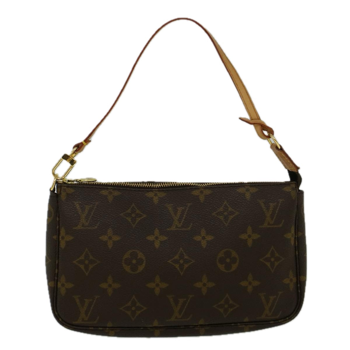 Louis Vuitton Pochette Accessoire  Canvas Clutch Bag ()