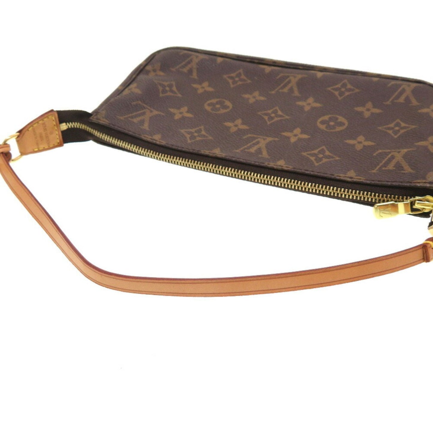 Louis Vuitton Pochette Accessoire  Canvas Clutch Bag ()