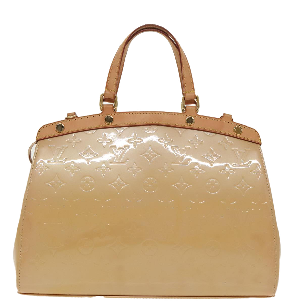 LOUIS VUITTON Monogram Vernis Blair MM Hand Bag Rose Florentin M91621 98591