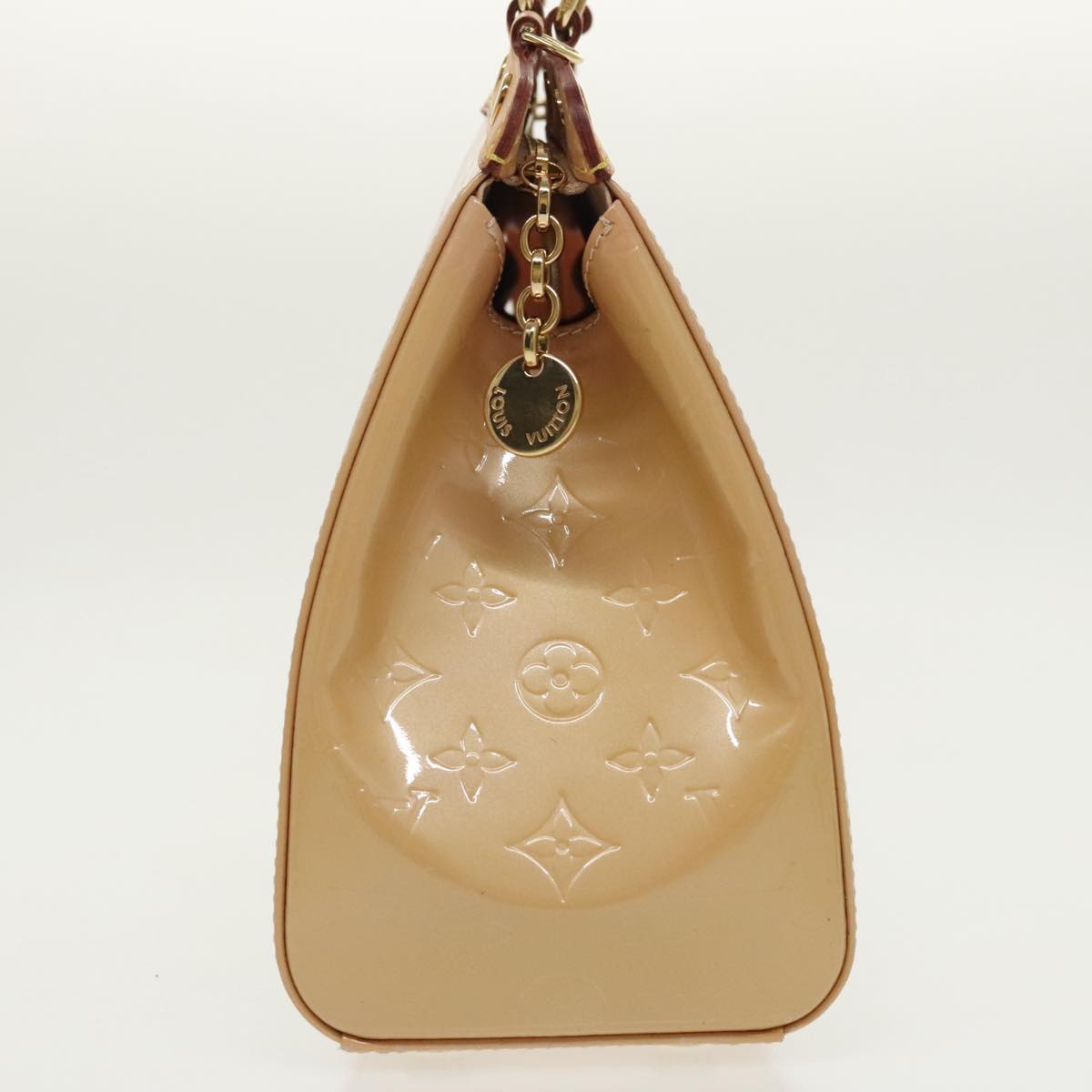 LOUIS VUITTON Monogram Vernis Blair MM Hand Bag Rose Florentin M91621 98591