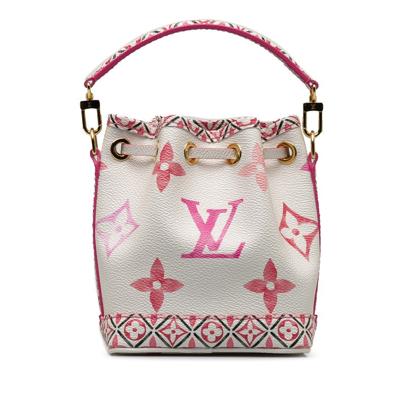 Louis Vuitton Monogram Giant Nanoe  the Pool Shoulder Bag Mini Bag 2WAY M82386 White Pink PVC Leather  Louis Vuitton