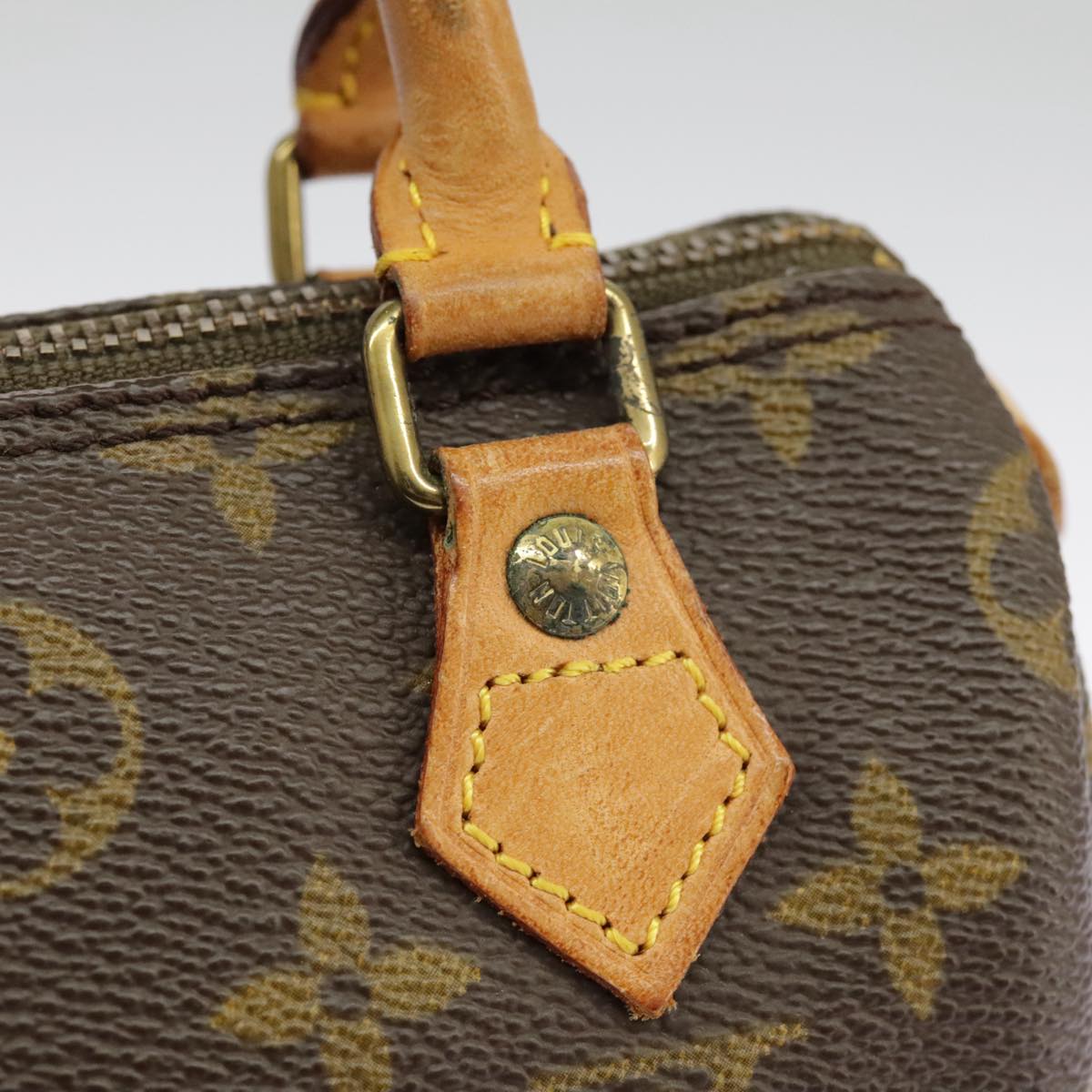 LOUIS VUITTON Monogram Mini Speedy Hand Bag M41534 LV 98647