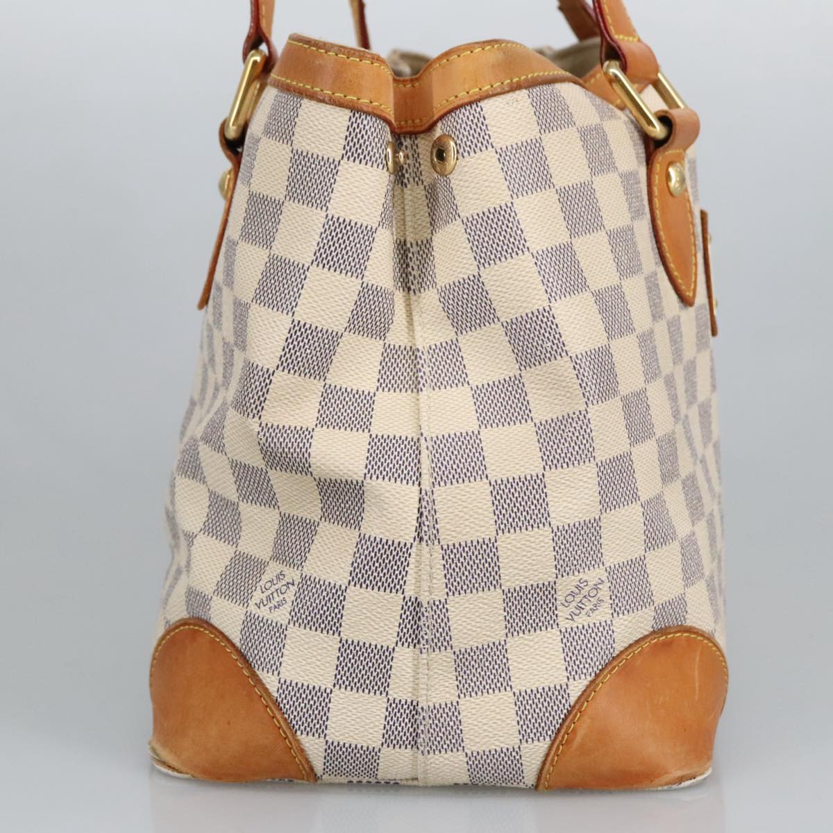 LOUIS VUITTON Damier Azur Hampstead PM Tote Bag N51207 LV 98648