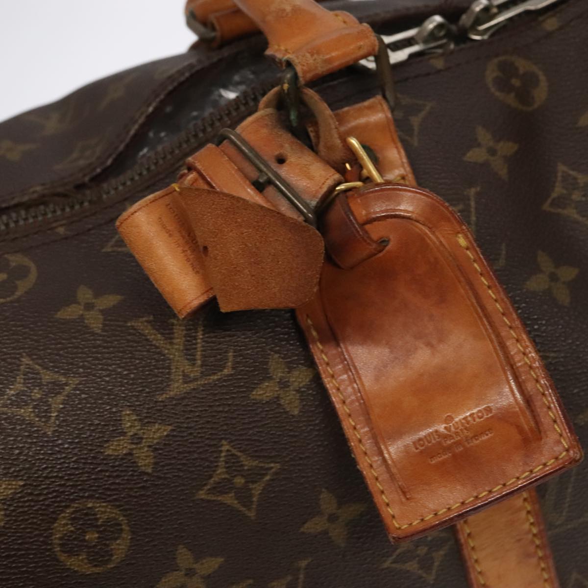 LOUIS VUITTON Monogram Keepall Bandouliere 45 Boston Bag M41418 LV 98658