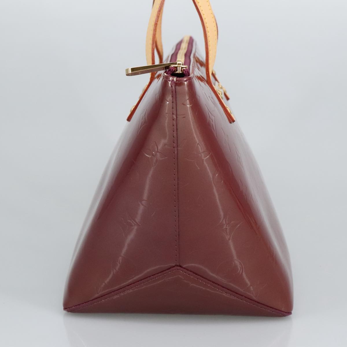 LOUIS VUITTON Monogram Vernis Bellevue PM Hand Bag Violet M93584 LV 98659