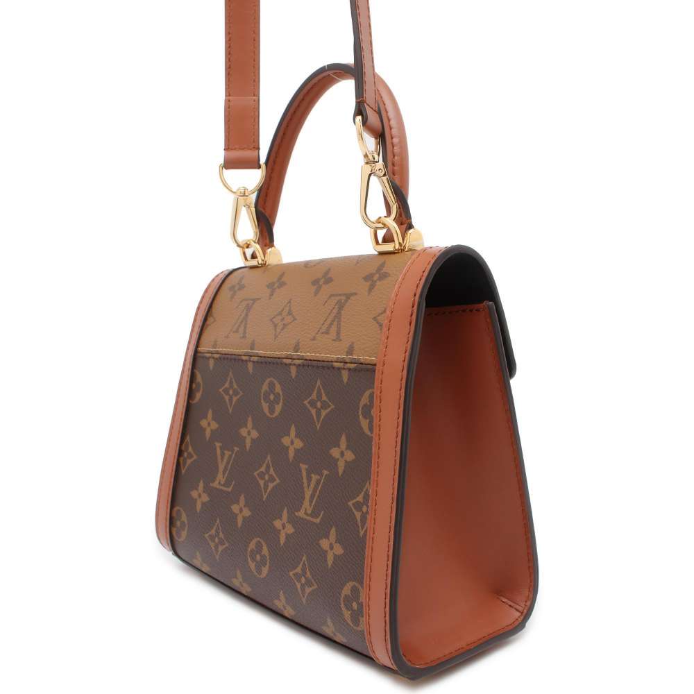 LOUIS VUITTON Dauphine Capital Noir M46751 Monogram Monogram Reverse Canvas