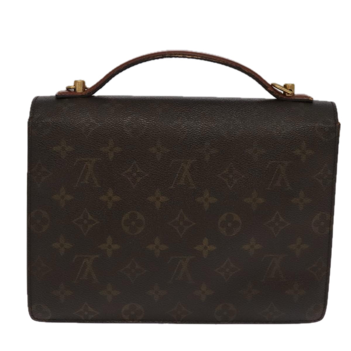 LOUIS VUITTON Monogram Monceau 28 Hand Bag 2way M51185 LV 98663