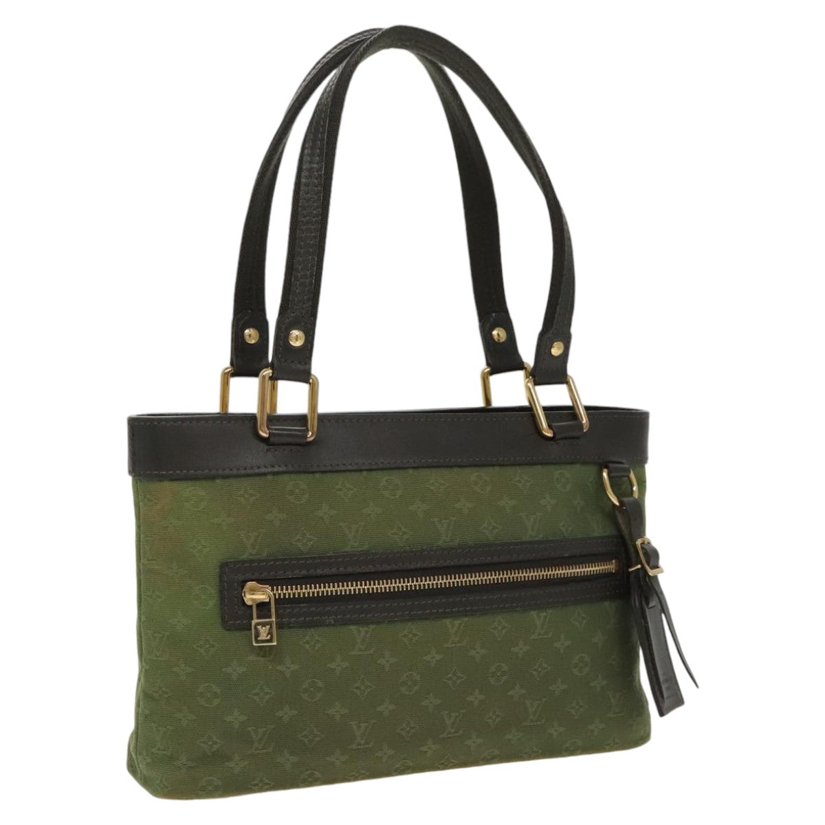 LOUIS VUITTON Monogram Mini Lucille PM Hand Bag TST Khaki M92682 LV 98664