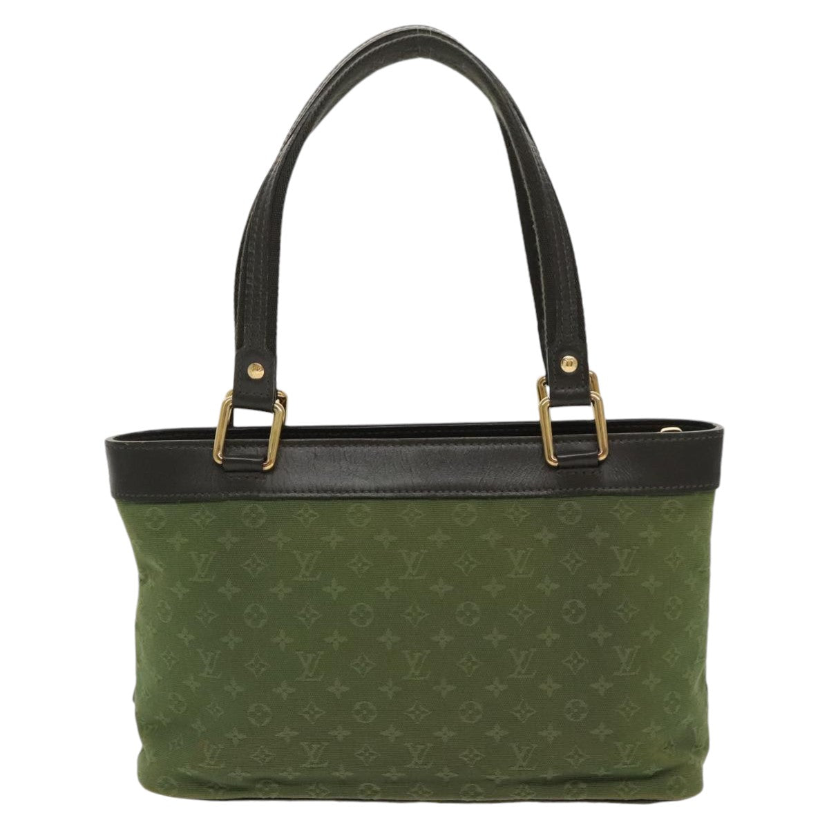 LOUIS VUITTON Monogram Mini Lucille PM Hand Bag TST Khaki M92682 LV 98664