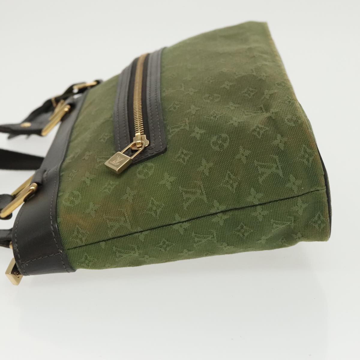 LOUIS VUITTON Monogram Mini Lucille PM Hand Bag TST Khaki M92682 LV 98664