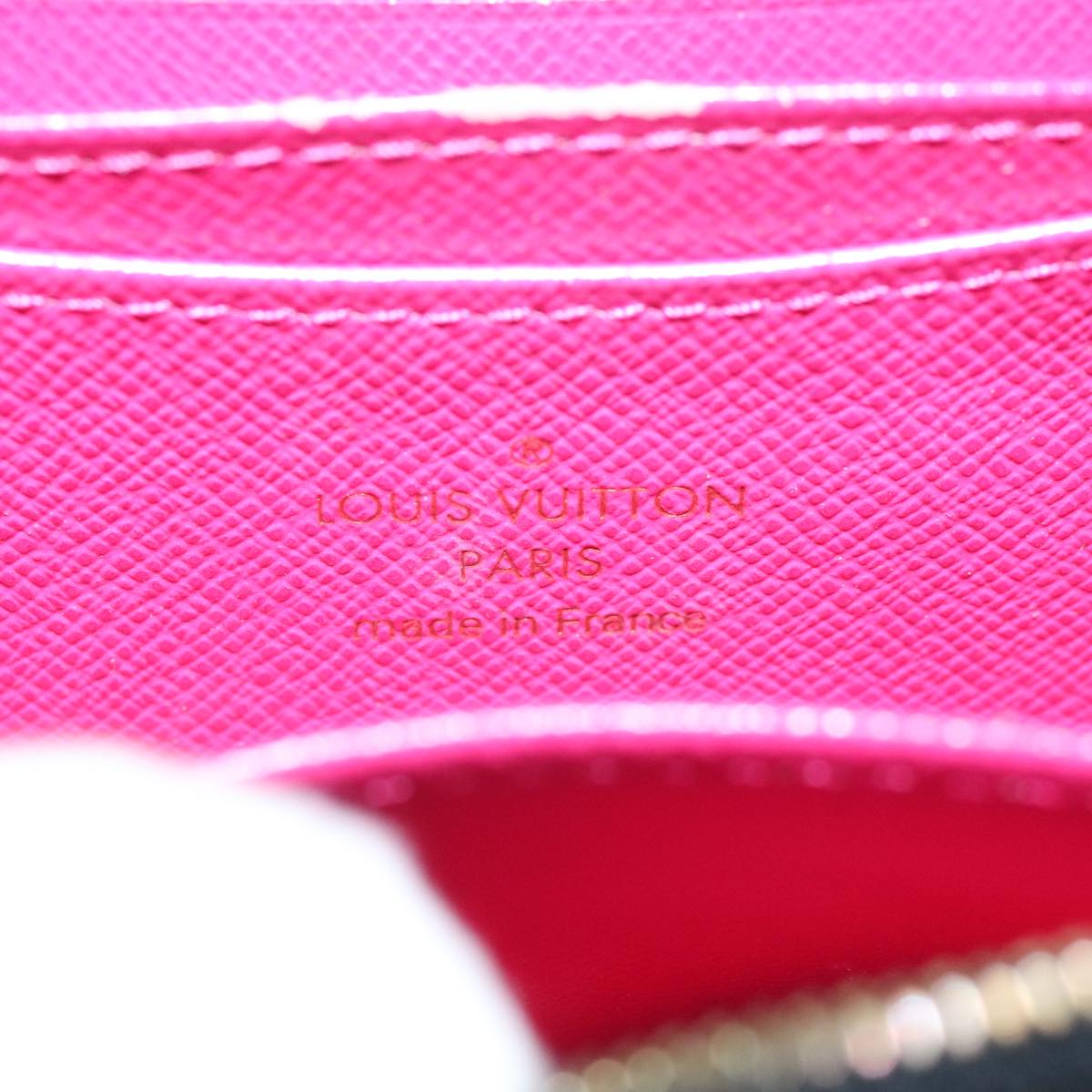 LOUIS VUITTON Monogram Multicolor Zippy Coin Purse  Black M93740 LV 98669