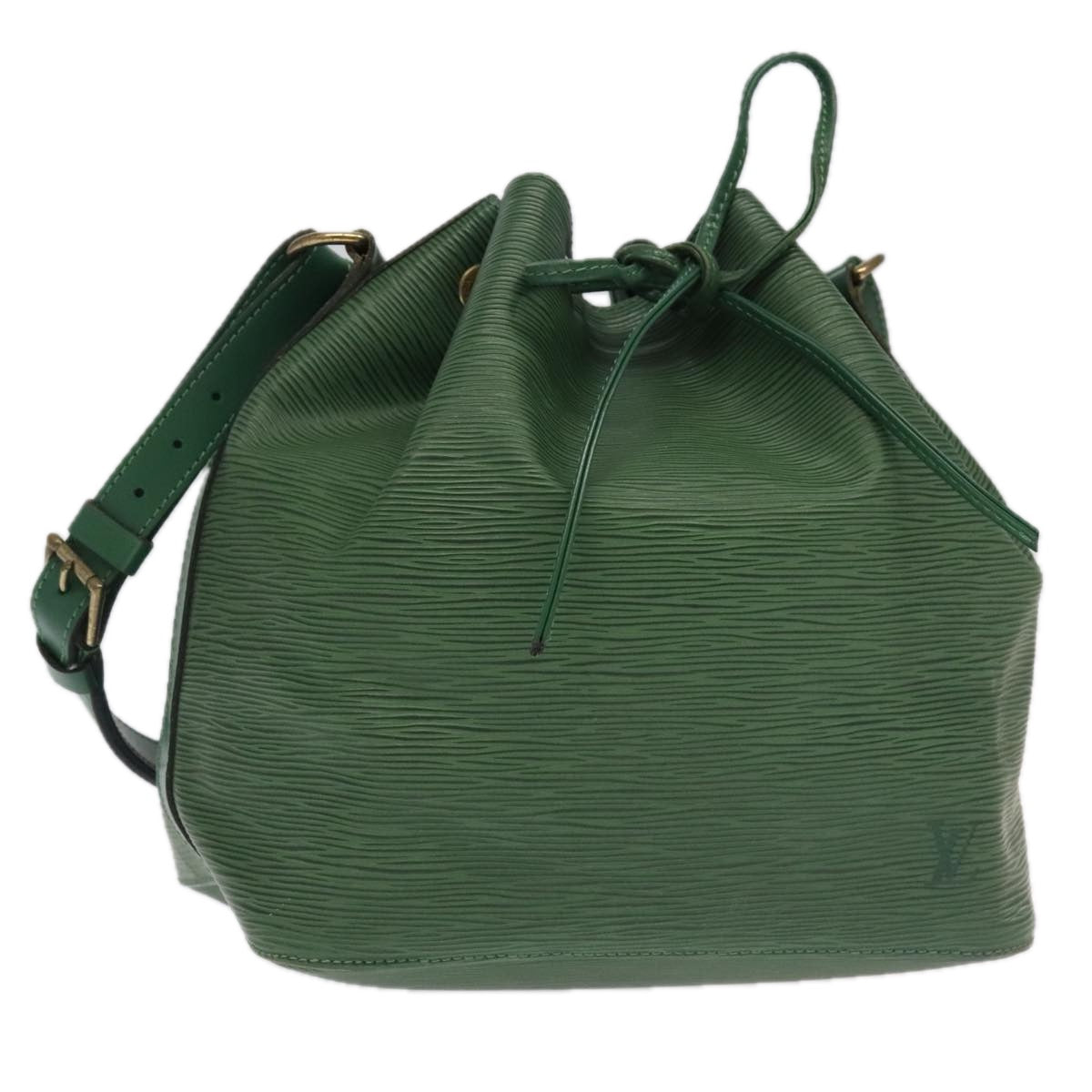 LOUIS VUITTON Epi Petit Noe Shoulder Bag Green M44102 LV 98680