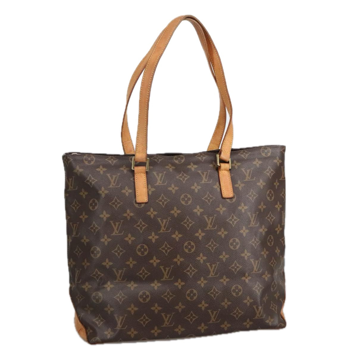 LOUIS VUITTON Monogram Cabas Mezzo Tote Bag M51151 LV 98688