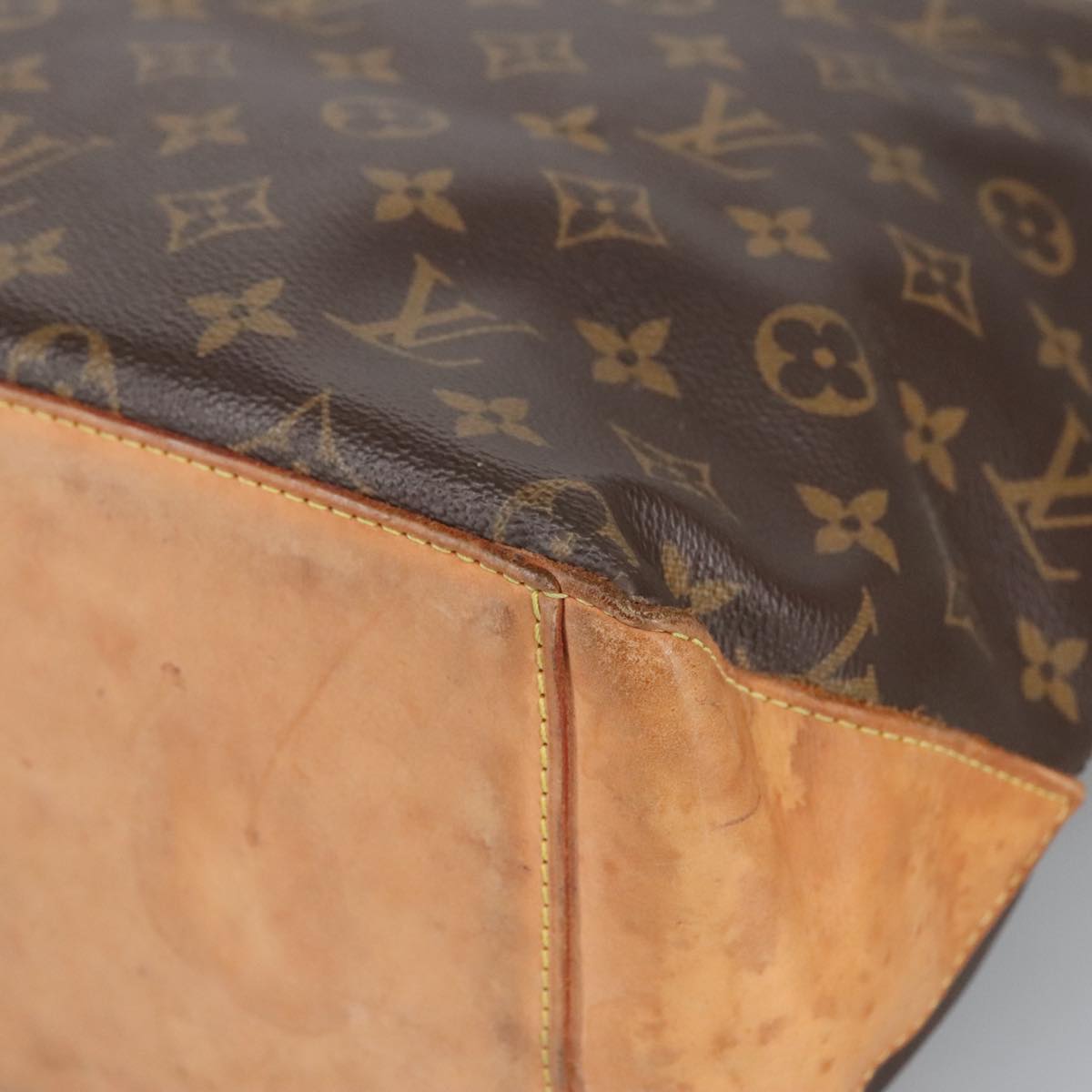 LOUIS VUITTON Monogram Cabas Mezzo Tote Bag M51151 LV 98688