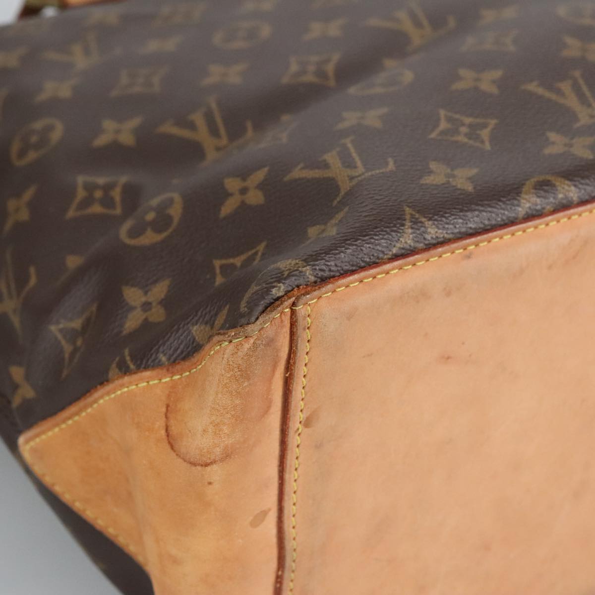 LOUIS VUITTON Monogram Cabas Mezzo Tote Bag M51151 LV 98688