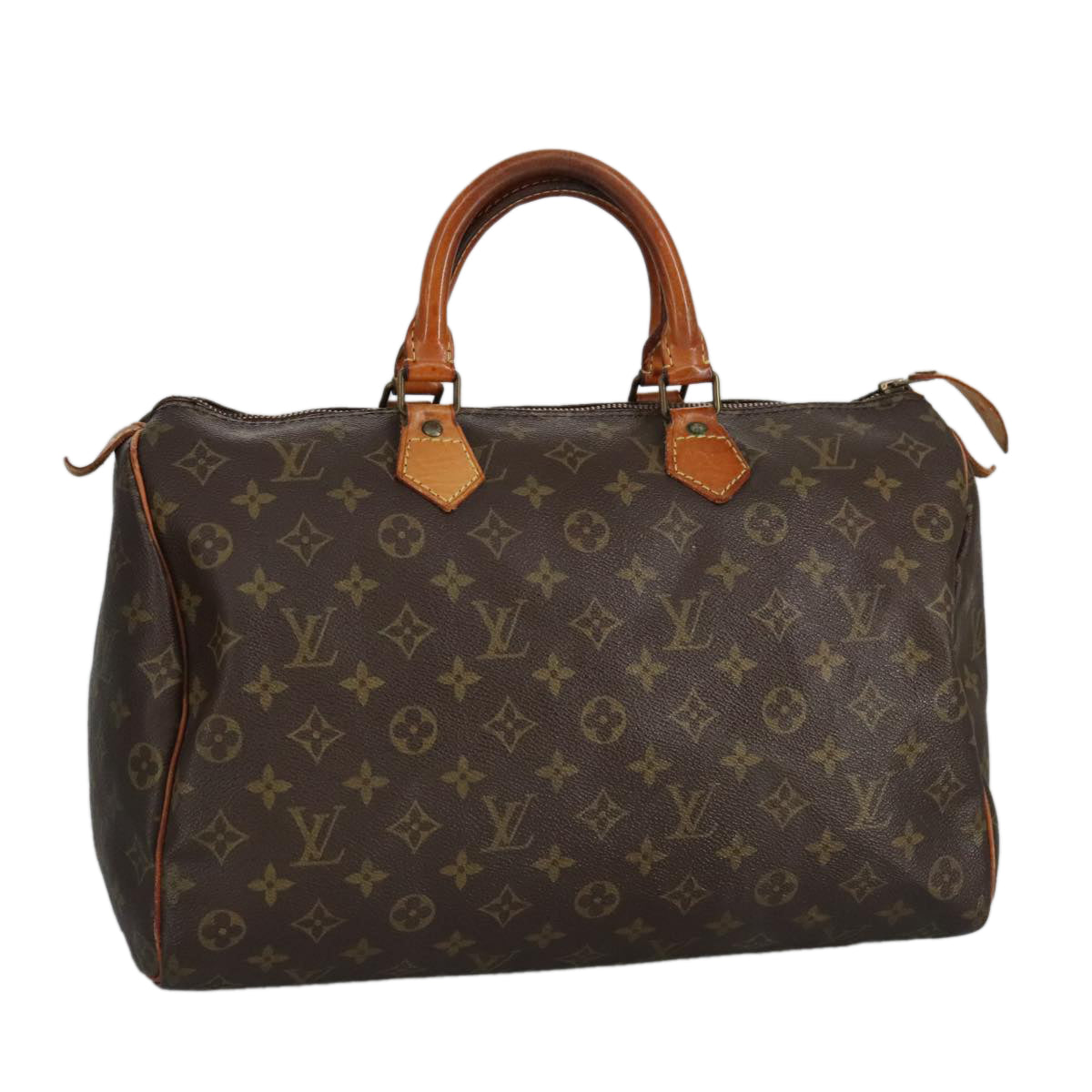 LOUIS VUITTON Monogram Speedy 35 Hand Bag M41524 LV 98700