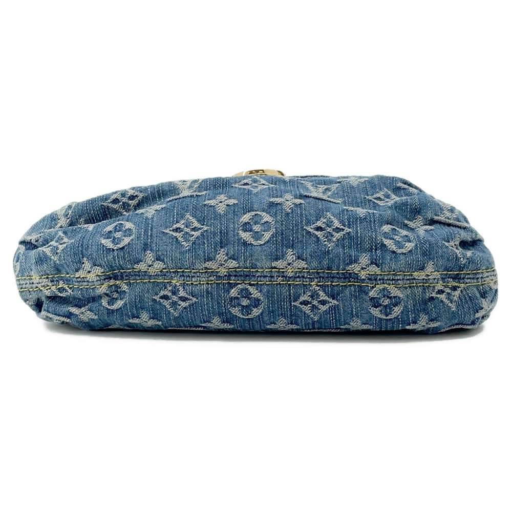 LOUIS VUITTON Mini Pleaty Blue/Yellow M95050 Monogram Denim