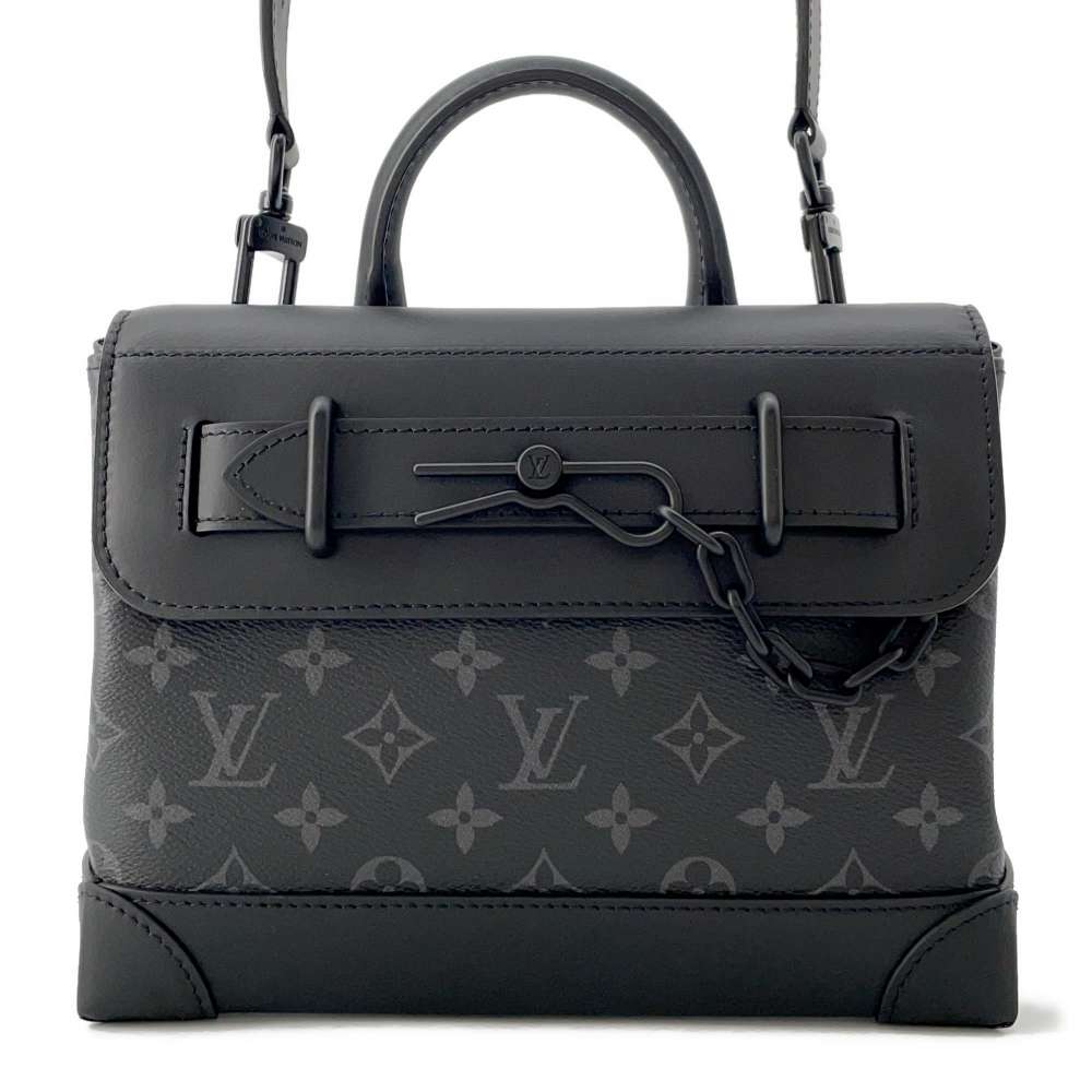LOUIS VUITTON Steamer Noir M46953 Monogram Eclipse Size PM
