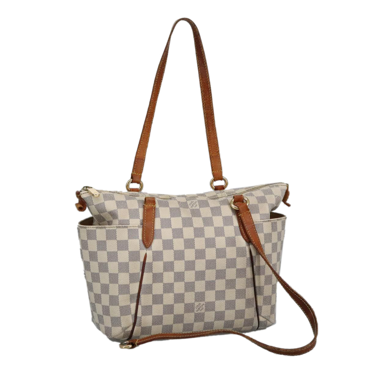 LOUIS VUITTON Damier Azur Totally PM Tote Bag N41280 LV 98713