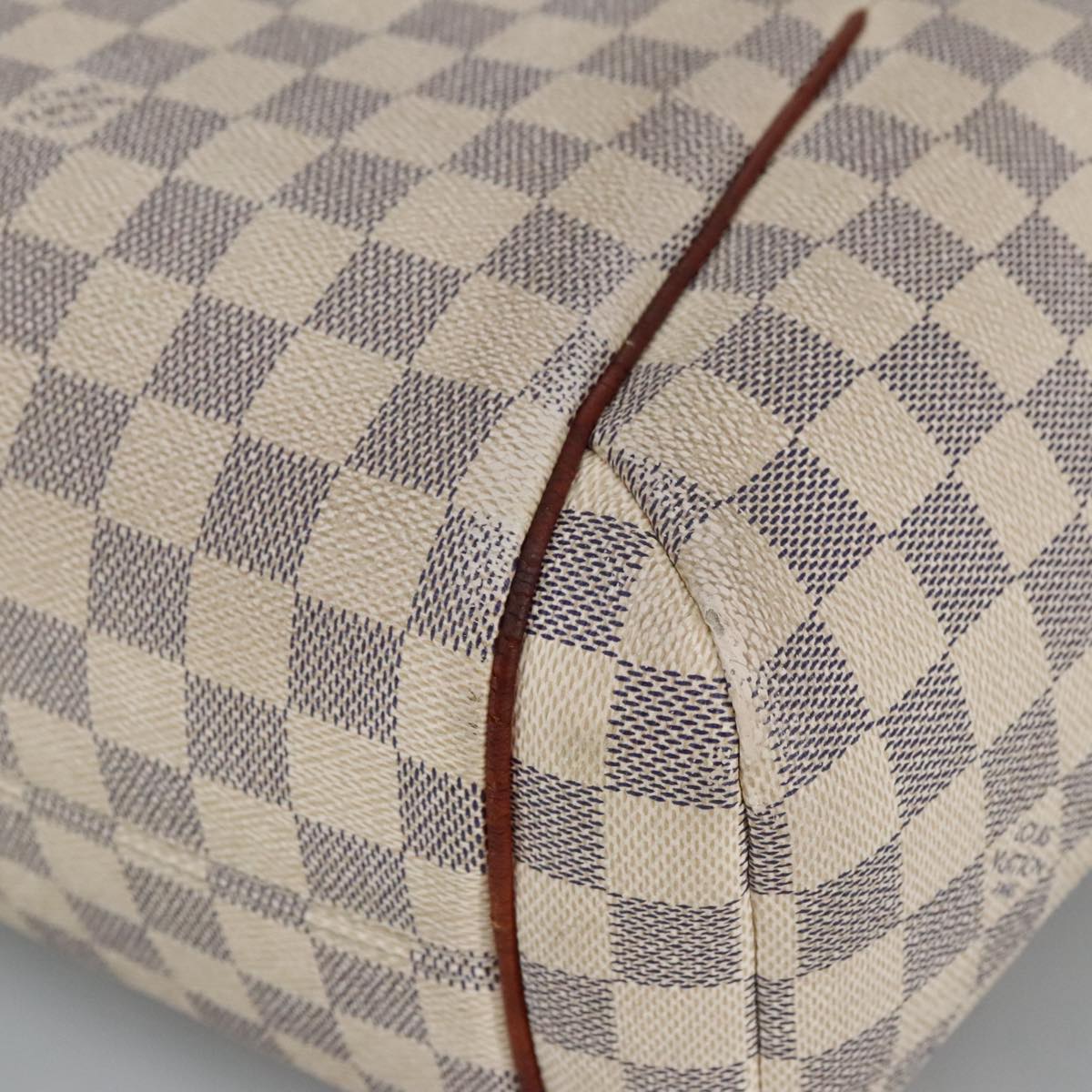 LOUIS VUITTON Damier Azur Totally PM Tote Bag N41280 LV 98713