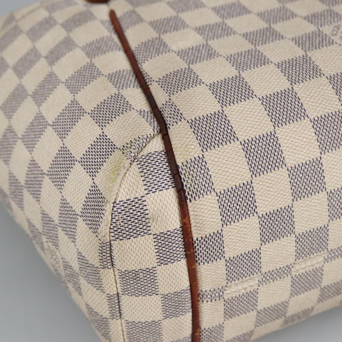 LOUIS VUITTON Damier Azur Totally PM Tote Bag N41280 LV 98713