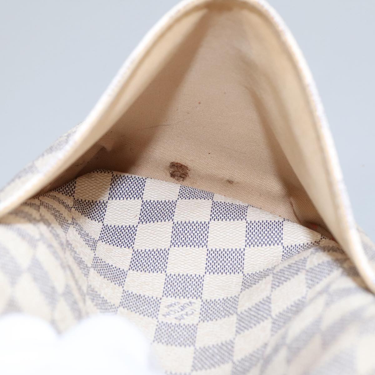 LOUIS VUITTON Damier Azur Totally PM Tote Bag N41280 LV 98713