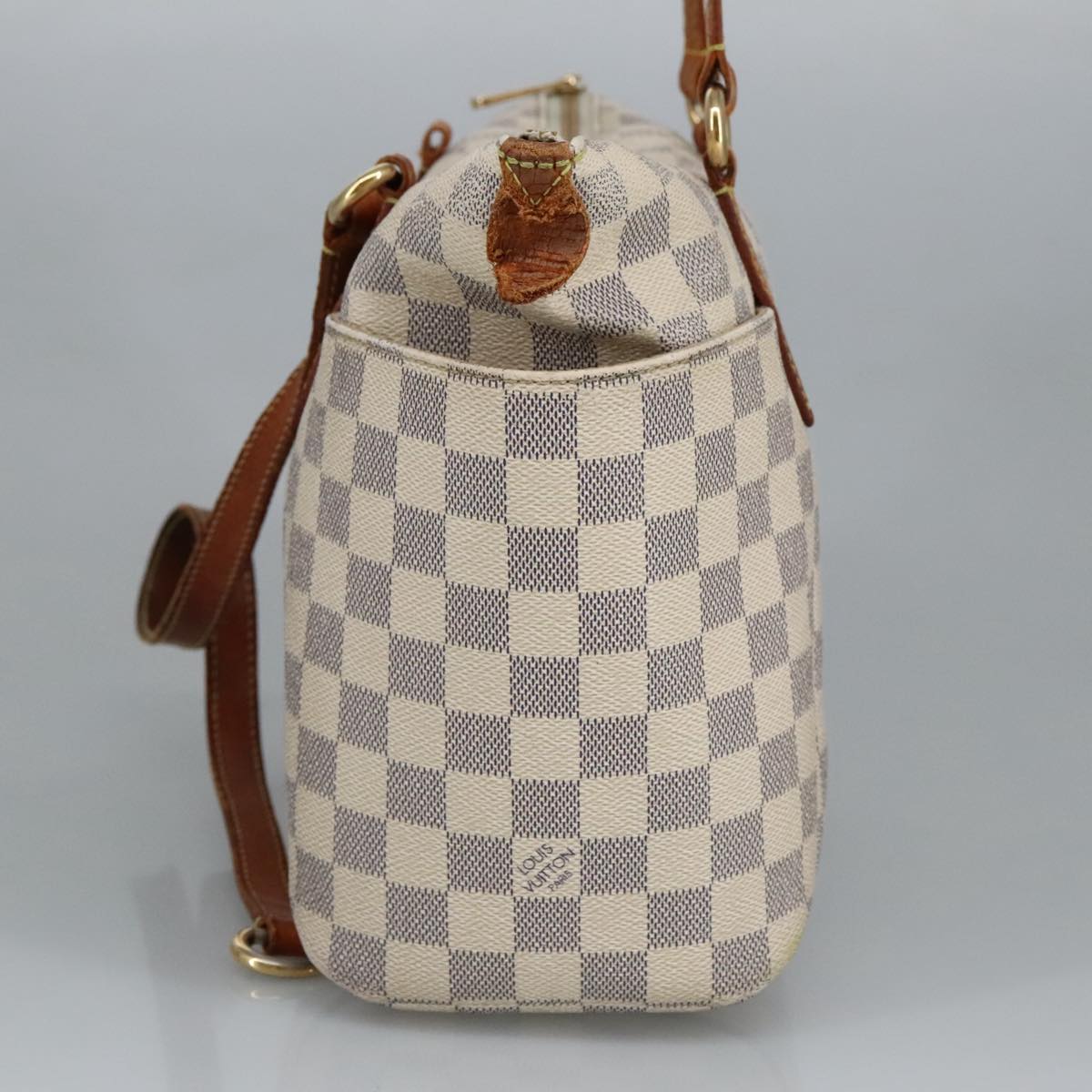 LOUIS VUITTON Damier Azur Totally PM Tote Bag N41280 LV 98713