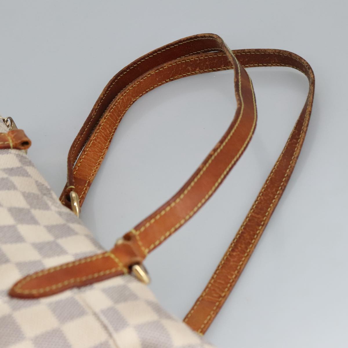 LOUIS VUITTON Damier Azur Totally PM Tote Bag N41280 LV 98713
