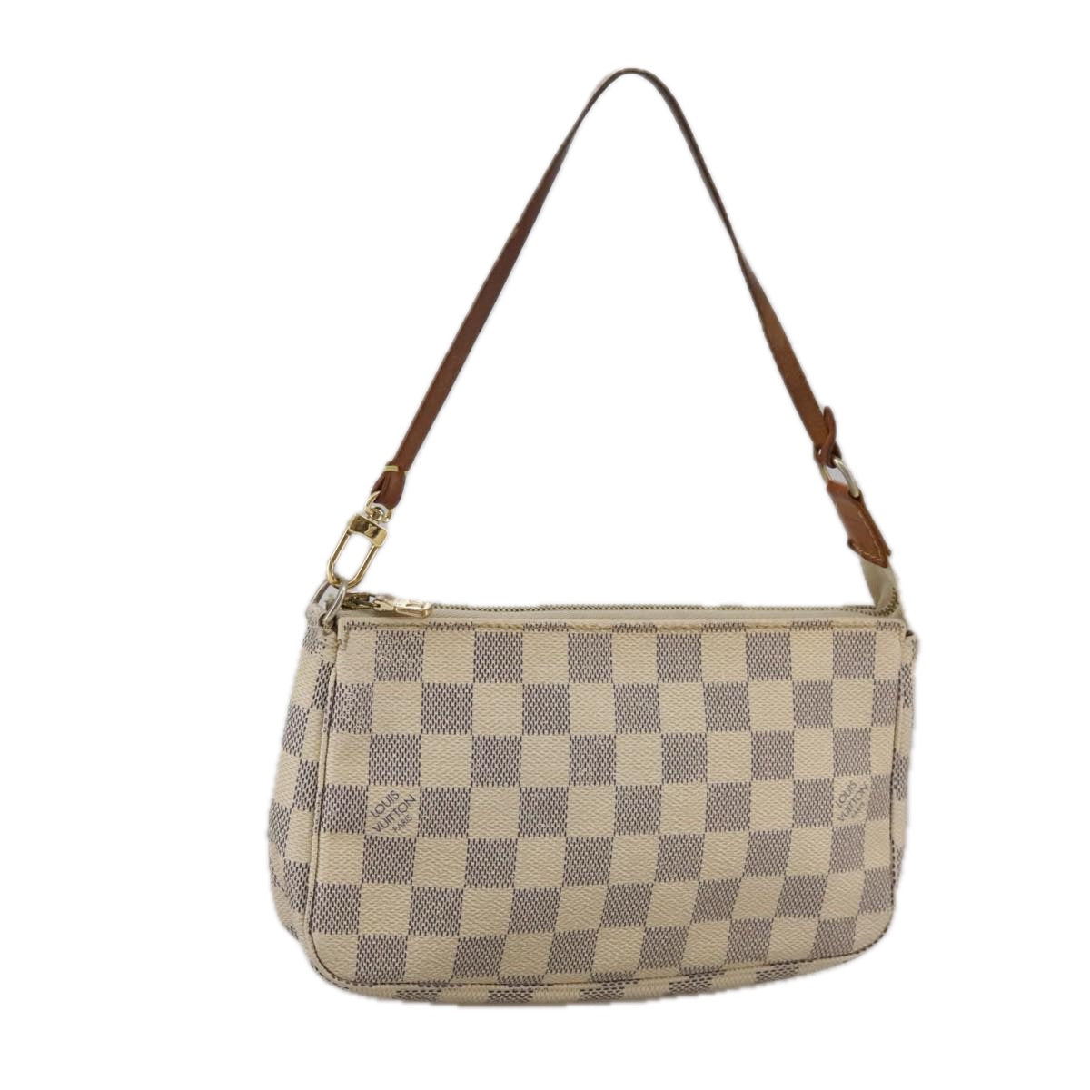 LOUIS VUITTON Damier Azur Pochette Accessoires Pouch N51986 LV 98721