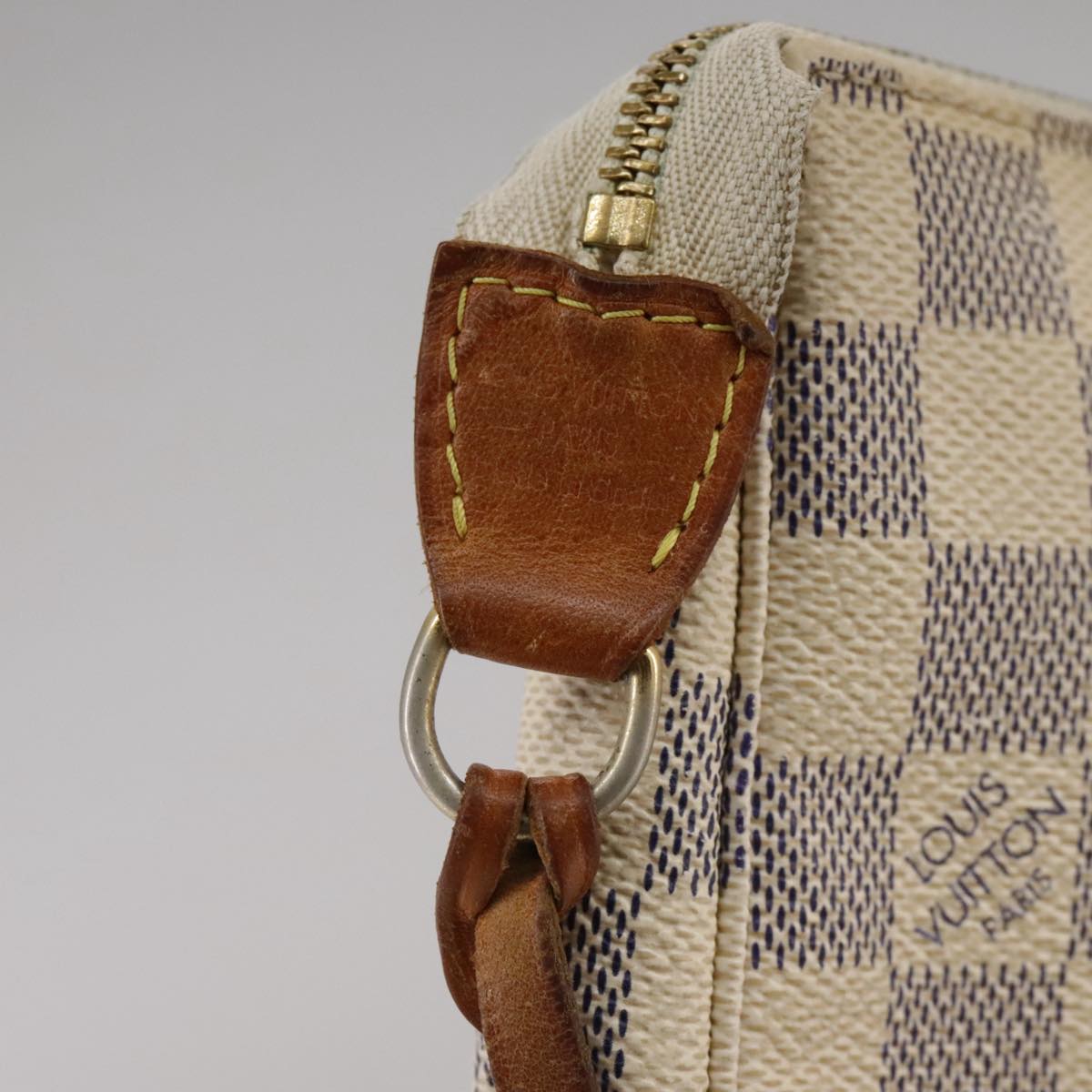 LOUIS VUITTON Damier Azur Pochette Accessoires Pouch N51986 LV 98721