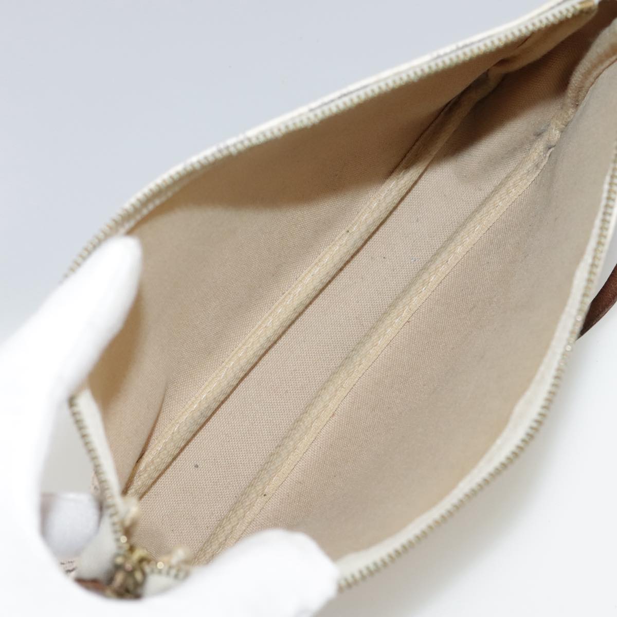 LOUIS VUITTON Damier Azur Pochette Accessoires Pouch N51986 LV 98721
