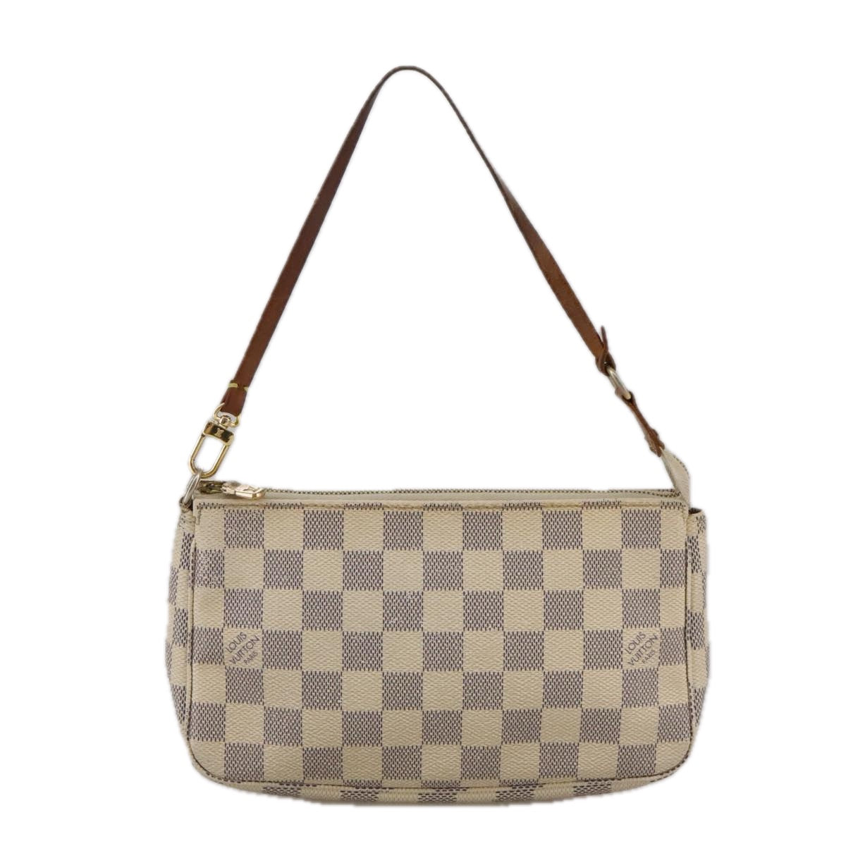 LOUIS VUITTON Damier Azur Pochette Accessoires Pouch N51986 LV 98721