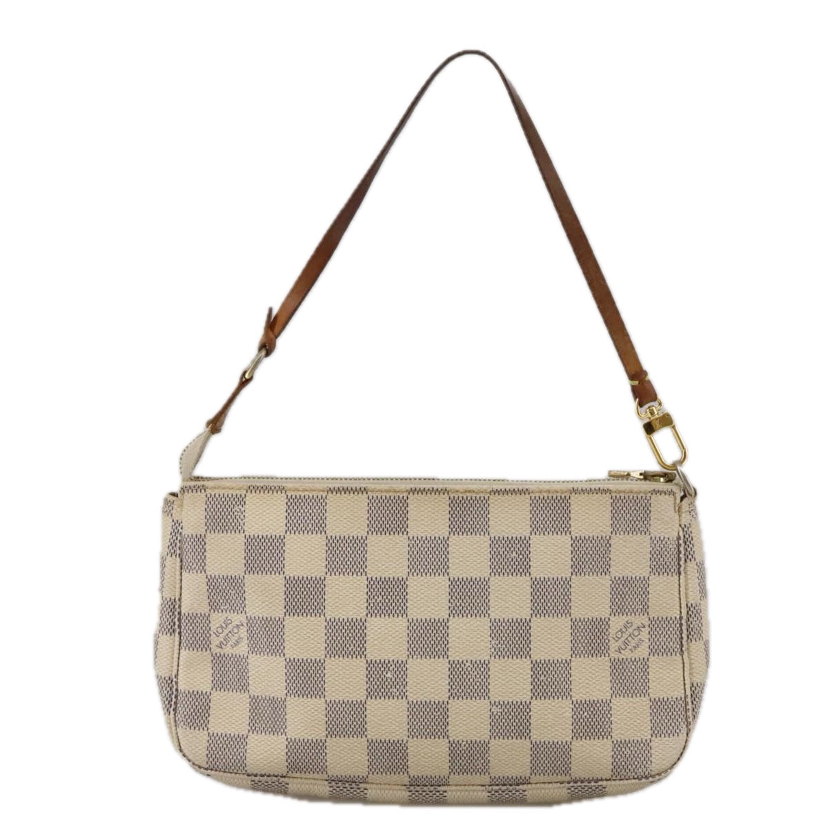 LOUIS VUITTON Damier Azur Pochette Accessoires Pouch N51986 LV 98721
