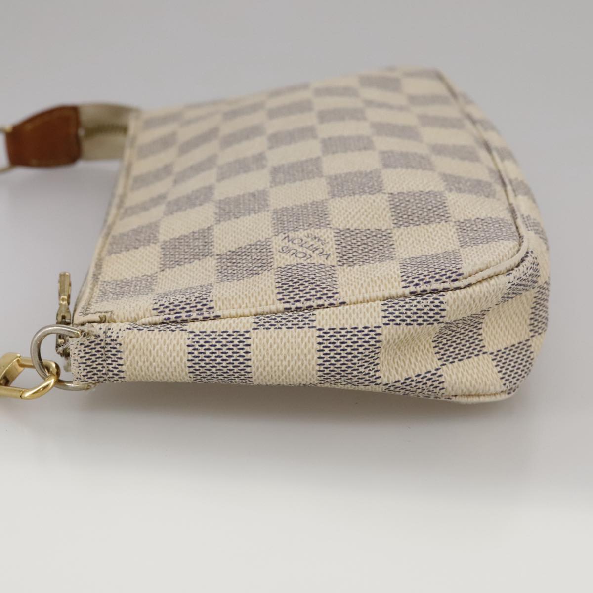 LOUIS VUITTON Damier Azur Pochette Accessoires Pouch N51986 LV 98721