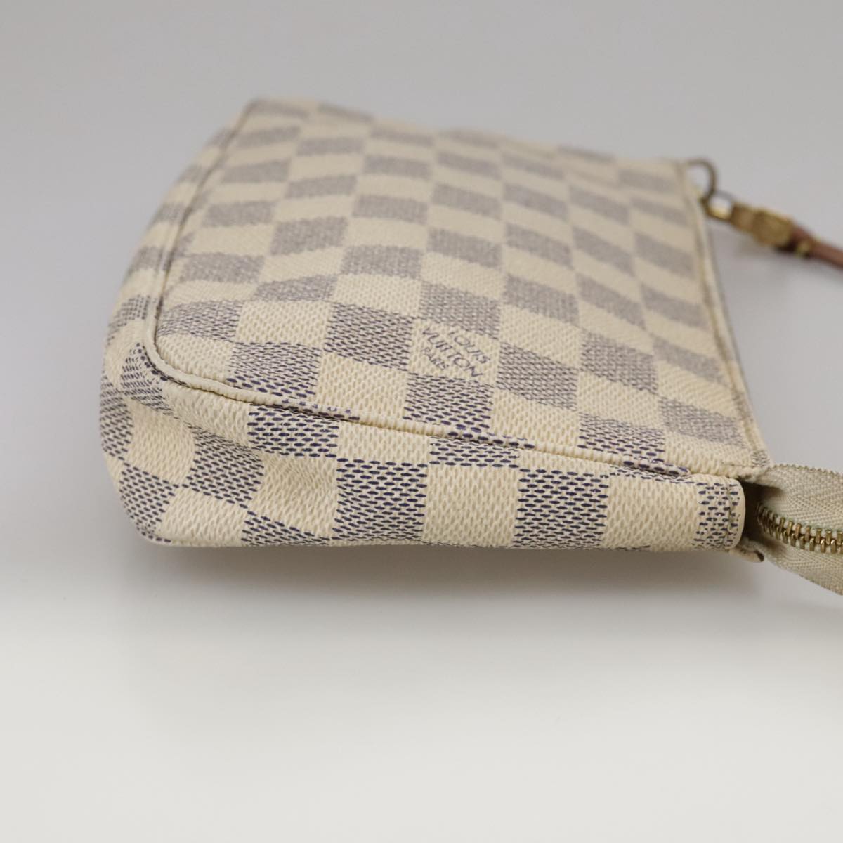 LOUIS VUITTON Damier Azur Pochette Accessoires Pouch N51986 LV 98721