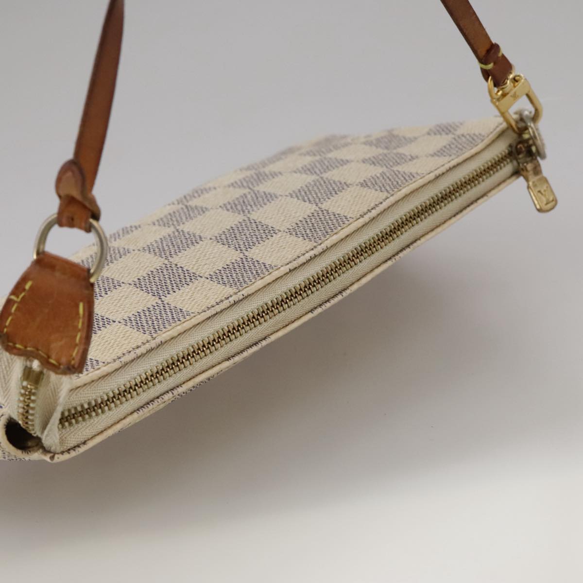LOUIS VUITTON Damier Azur Pochette Accessoires Pouch N51986 LV 98721