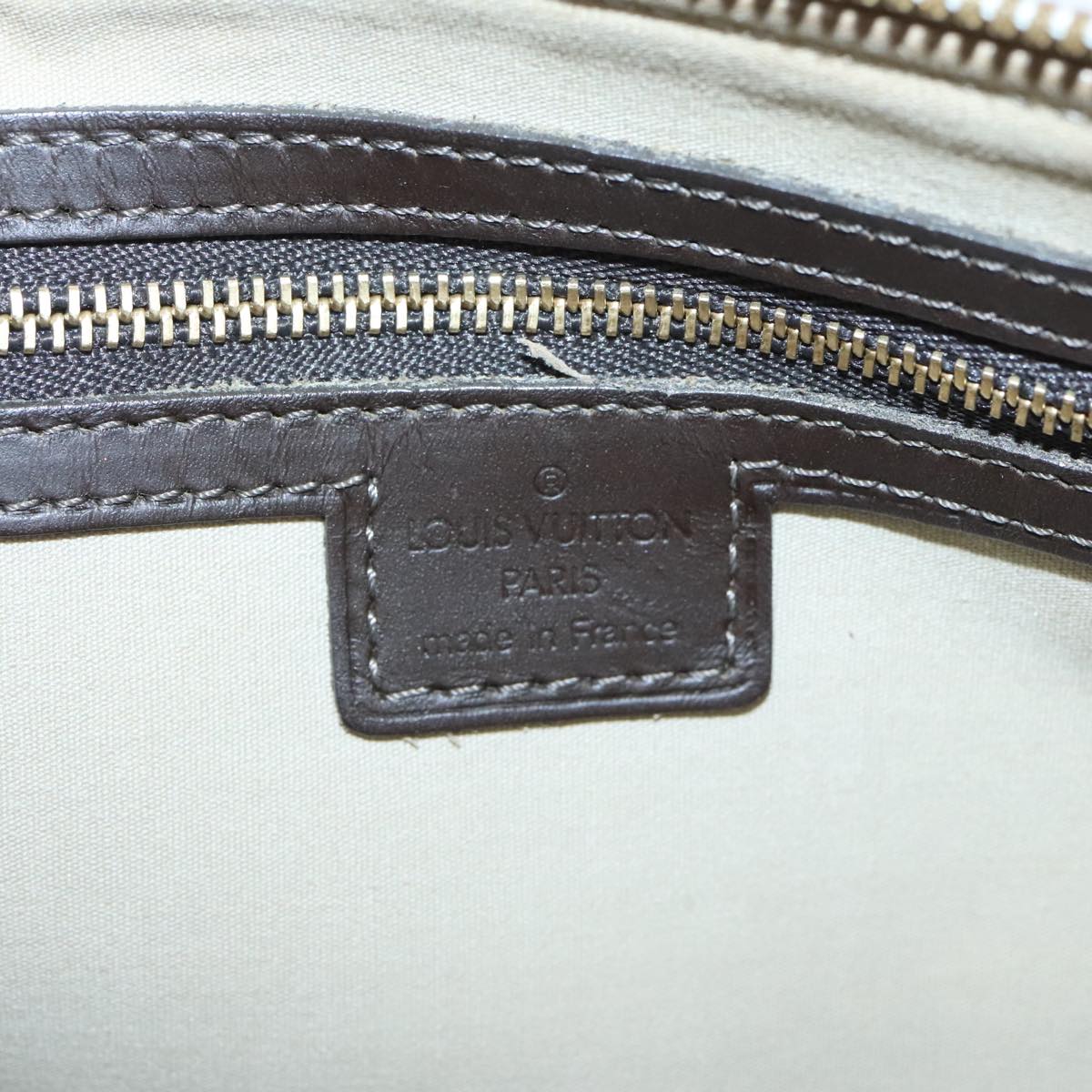 LOUIS VUITTON Monogram Mini Alma Ron Hand Bag Khaki M92206 LV 98725