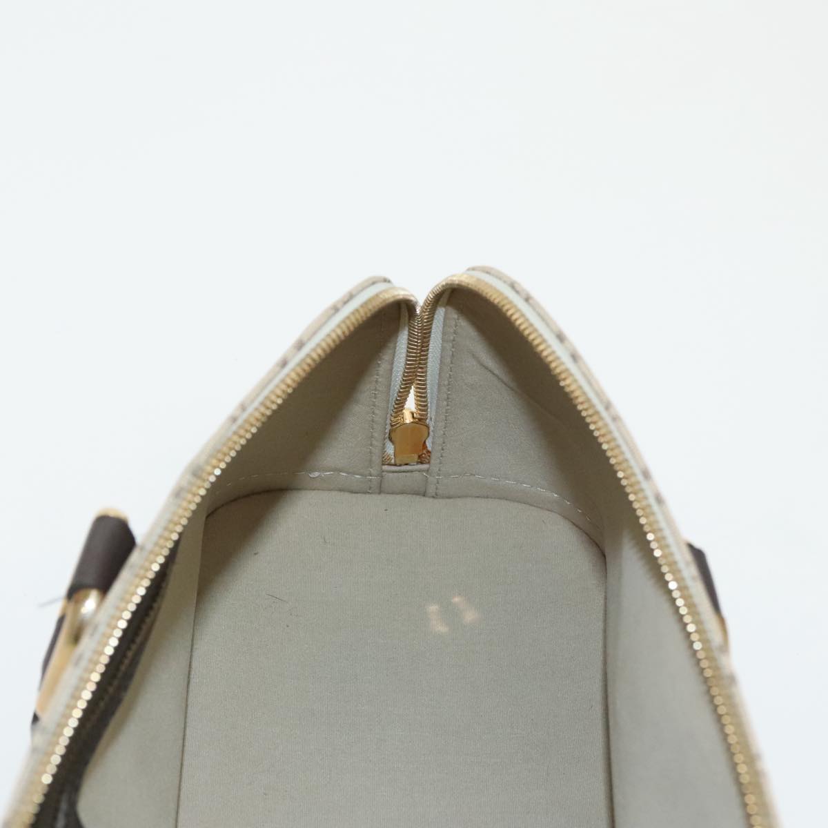 LOUIS VUITTON Monogram Mini Alma Ron Hand Bag Khaki M92206 LV 98725