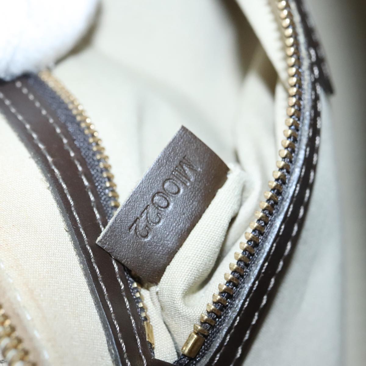 LOUIS VUITTON Monogram Mini Alma Ron Hand Bag Khaki M92206 LV 98725