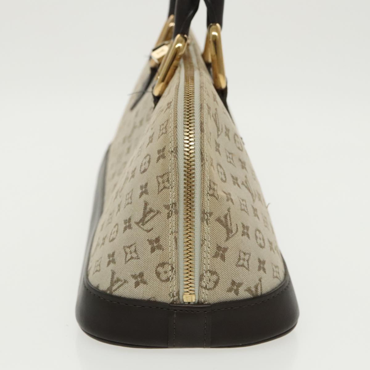 LOUIS VUITTON Monogram Mini Alma Ron Hand Bag Khaki M92206 LV 98725
