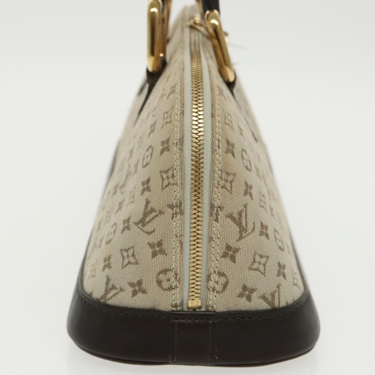 LOUIS VUITTON Monogram Mini Alma Ron Hand Bag Khaki M92206 LV 98725