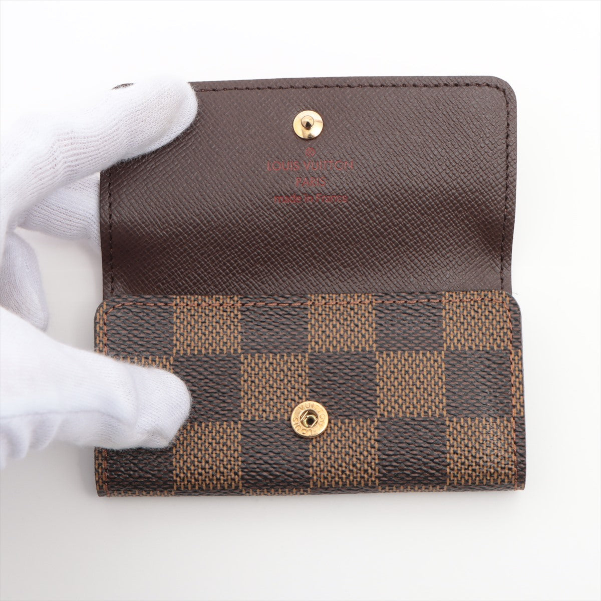 Louis Vuitton Damier Multicle 4 N62631 Brown Keycase