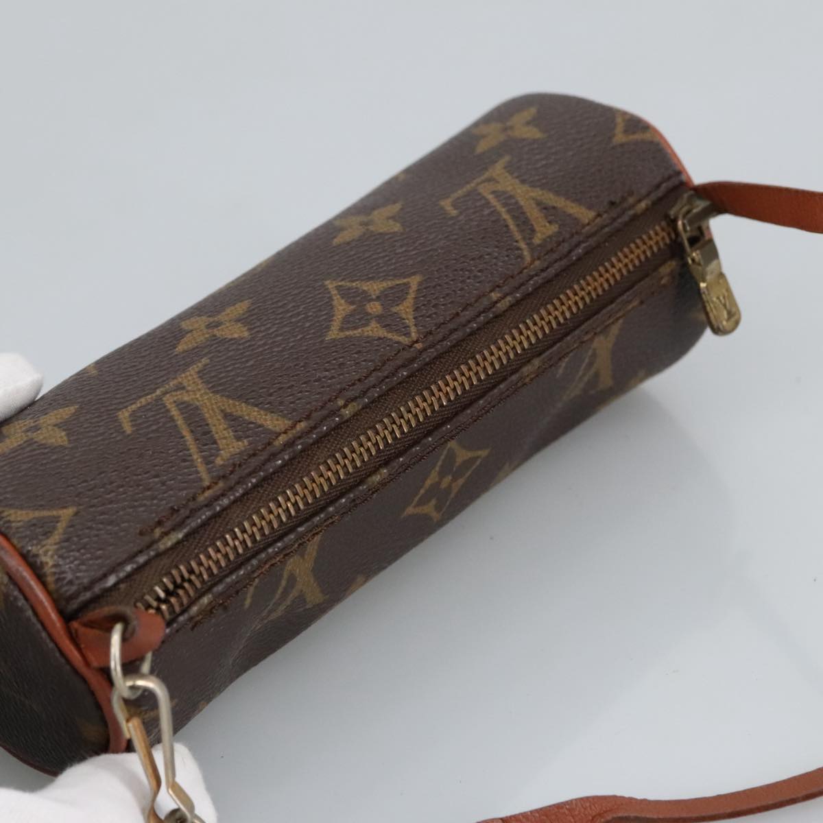 LOUIS VUITTON Monogram Papillon Pouch LV 98730