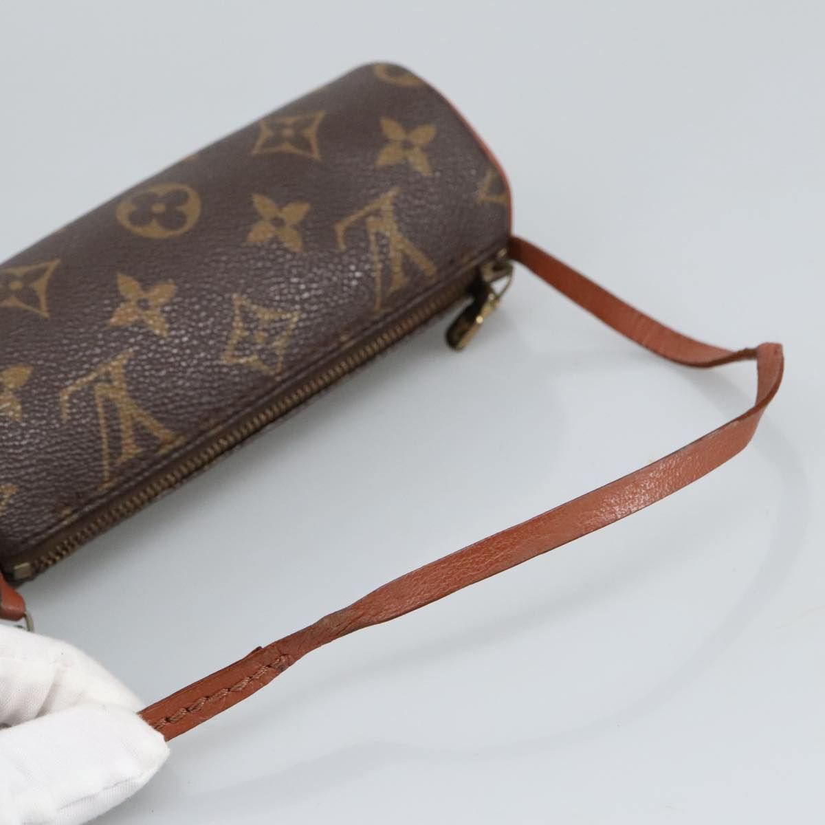 LOUIS VUITTON Monogram Papillon Pouch LV 98730