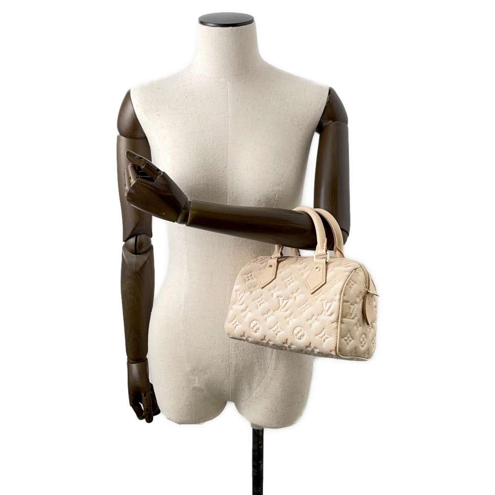 LOUIS VUITTON Speedy-Bandouliere Beige/Gradation M46163 Monogram Empreinte Leather Size 20