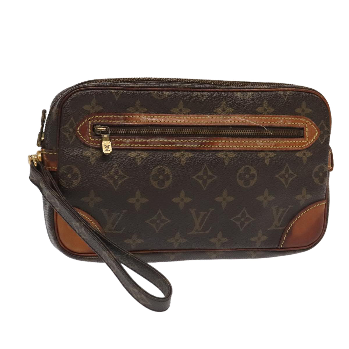 LOUIS VUITTON Monogram Marly Dragonne GM Clutch Bag M51825 LV 98751