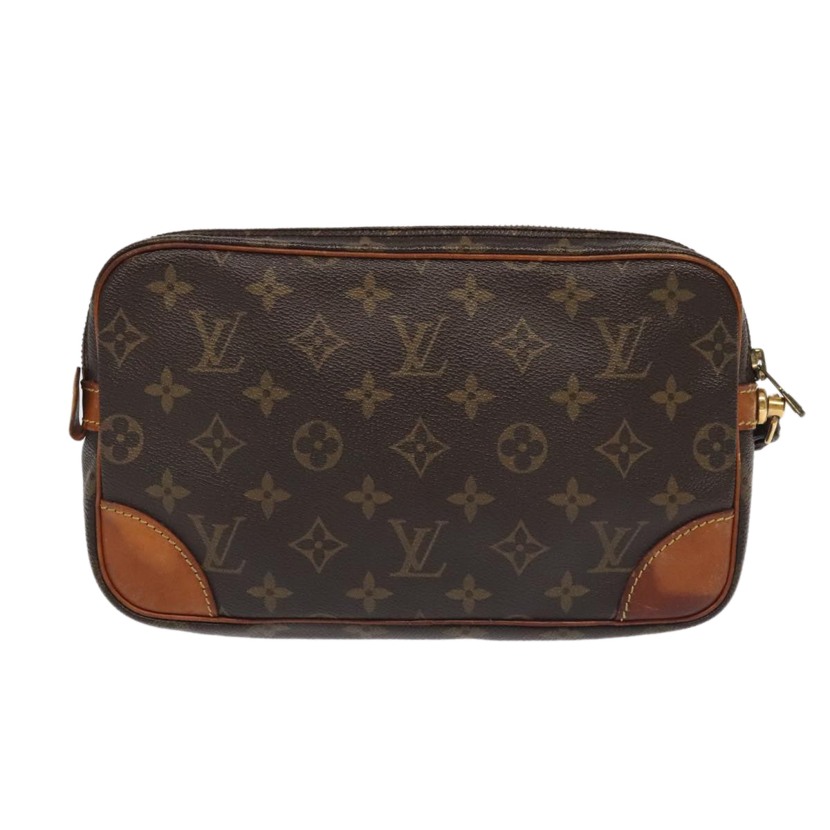 LOUIS VUITTON Monogram Marly Dragonne GM Clutch Bag M51825 LV 98751