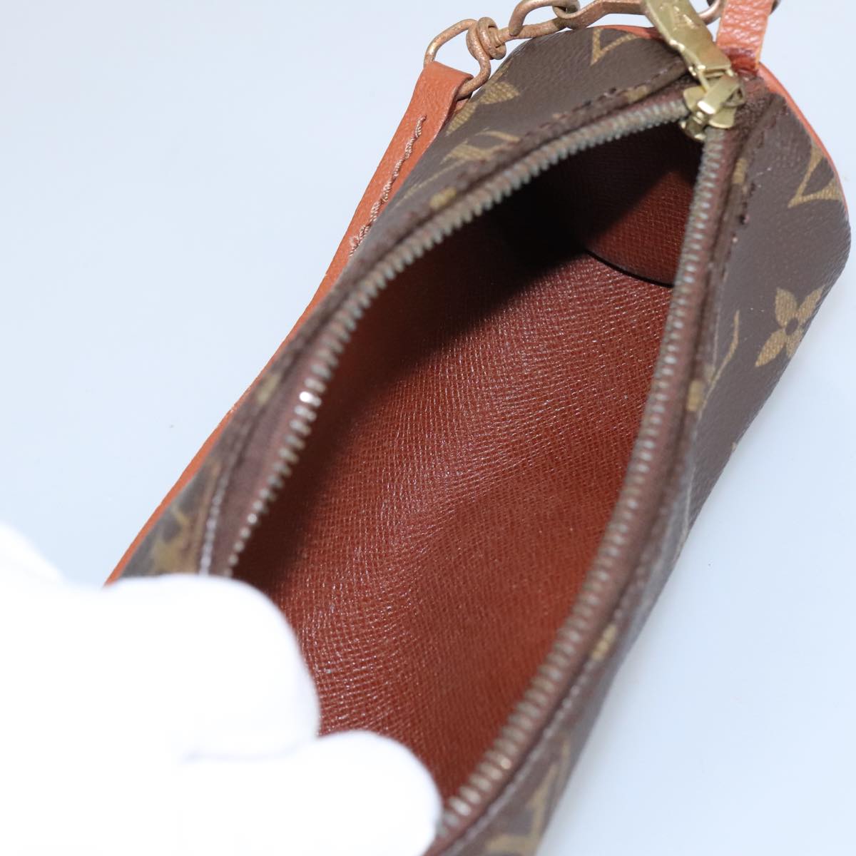 LOUIS VUITTON Monogram Papillon Pouch LV 98758