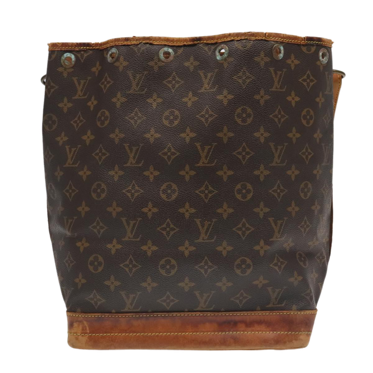 LOUIS VUITTON Monogram Noe Shoulder Bag M42224 LV 98763