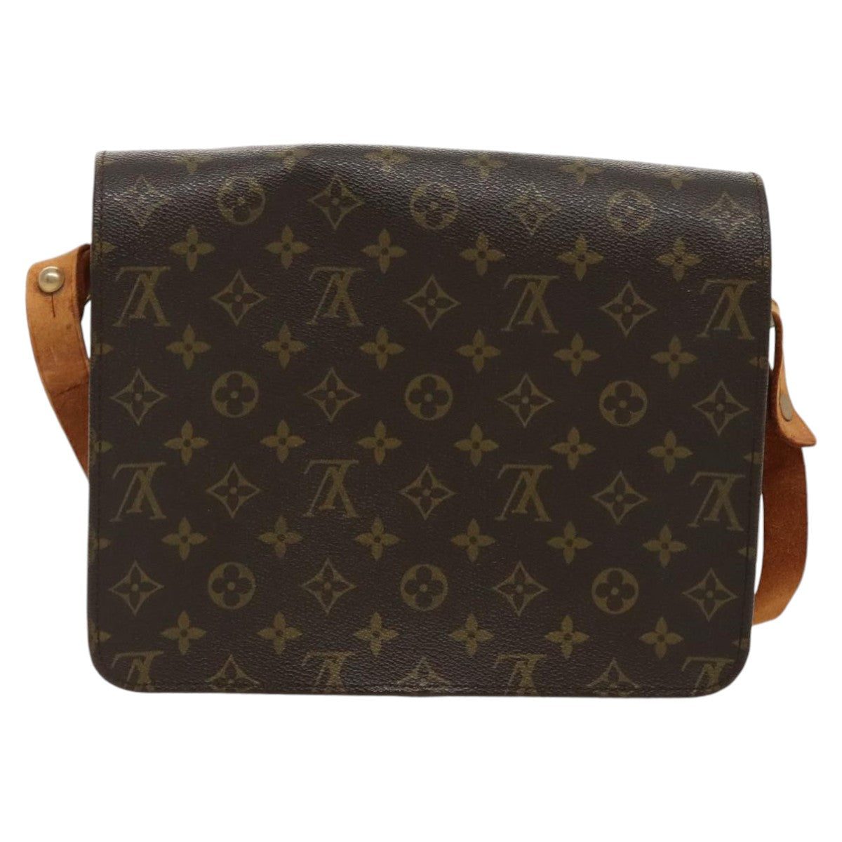 LOUIS VUITTON Monogram Cartouchiere GM Shoulder Bag Vintage M51252 LV 98771